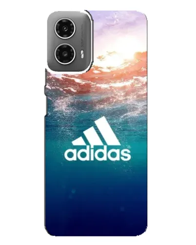 Чехол для Motorola MOTO G34 с картинкой «Океанская глубина адидас»
