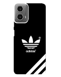 Чехол для Motorola MOTO G34 с картинкой «Adidas с диагональными полосами»
