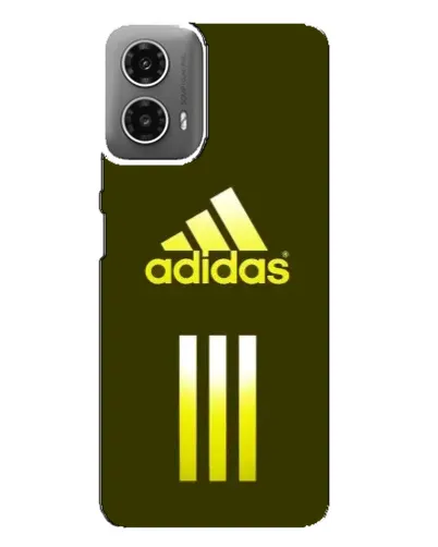 Чехол для Motorola MOTO G34 с картинкой «Оливковый градиент Adidas»