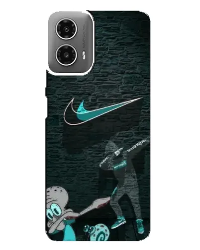 Чехол для Motorola MOTO G34 с картинкой «Спортивный арт Nike»