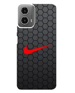 Чехол для Motorola MOTO G34 с картинкой «Nike — карбоновая сетка» Чехол для Motorola MOTO G34 с картинкой «Nike — карбоновая сетка»