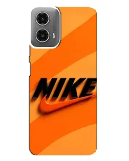 Чехол для Motorola MOTO G34 с картинкой «Оранжевый драйв Nike» Чехол для Motorola MOTO G34 с картинкой «Оранжевый драйв Nike»