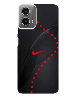 Чехол для Motorola MOTO G34 с картинкой «Абстрактный дизайн Nike»