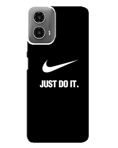 Чехол для Motorola MOTO G34 с картинкой «Классический принт Nike»