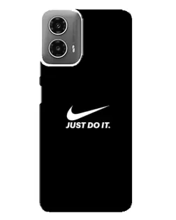 Чехол для Motorola MOTO G34 с картинкой «Минимализм от Nike»