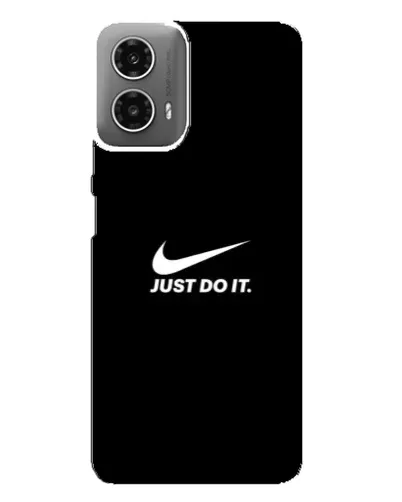Чехол для Motorola MOTO G34 с картинкой «Минимализм от Nike»