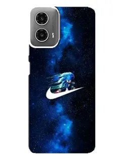 Чехол для Motorola MOTO G34 с картинкой «Звездный путь Nike»