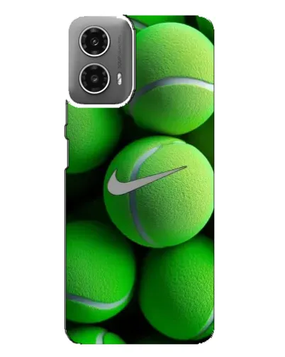 Чехол для Motorola MOTO G34 с картинкой «Теннисные мячи Найк»