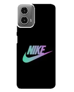Чехол для Motorola MOTO G34 с картинкой «Nike — городская ночь»