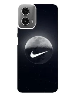 Чехол для Motorola MOTO G34 с картинкой «Nike в стиле граффити»