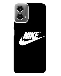 Чехол для Motorola MOTO G34 с картинкой «Мазки краски Nike»