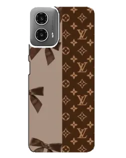 Чехол для Motorola MOTO G34 с картинкой «Louis Vuitton — банты»