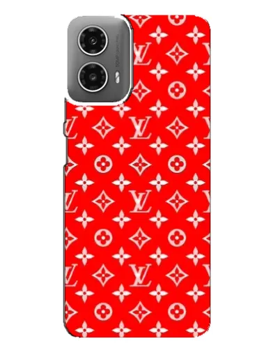 Чехол для Motorola MOTO G34 с картинкой «Яркий паттерн LV»