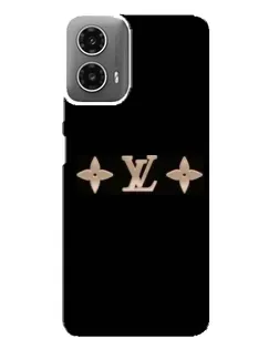 Чехол для Motorola MOTO G34 с картинкой «Louis Vuitton — минимализм»