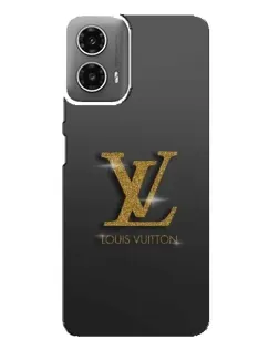 Чехол для Motorola MOTO G34 с картинкой «Градиент Louis Vuitton»