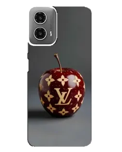 Чехол для Motorola MOTO G34 с картинкой «Красное яблоко LV»