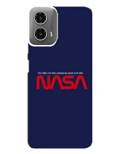 Чехол для Motorola MOTO G34 с картинкой «NASA — глубокий космос»