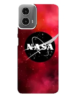Чехол для Motorola MOTO G34 с картинкой «NASA — красная туманность»