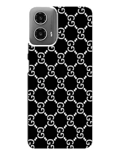 Чехол для Motorola MOTO G34 с картинкой «Gucci — сетчатый паттерн» Чехол для Motorola MOTO G34 с картинкой «Gucci — сетчатый паттерн»