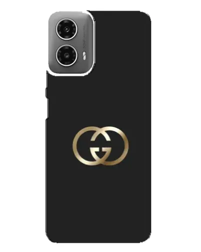 Чехол для Motorola MOTO G34 с картинкой «Минимализм Gucci»