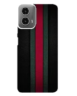 Чехол для Motorola MOTO G34 с картинкой «Gucci — неоновая линия»