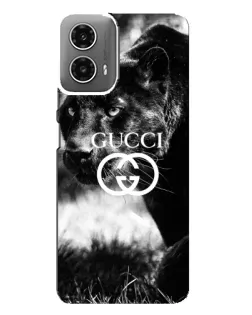 Чохол для Motorola MOTO G34 з картинкою «Gucci — дика природа»