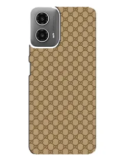 Чохол для Motorola MOTO G34 з картинкою «Gucci — класичний беж»