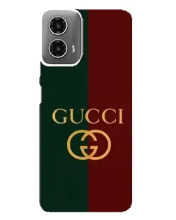 Чохол для Motorola MOTO G34 з картинкою «Gucci — темно-зелений градієнт»