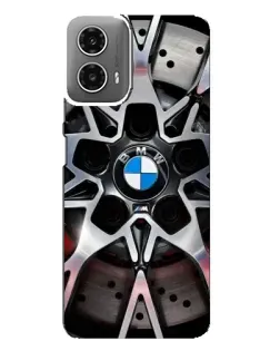 Чехол для Motorola MOTO G34 с картинкой «BMW — деталь диска»