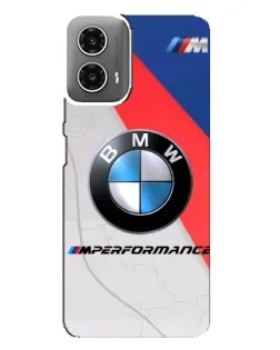 Чехол для Motorola MOTO G34 с картинкой «BMW Performance стиль» Чехол для Motorola MOTO G34 с картинкой «BMW Performance стиль»