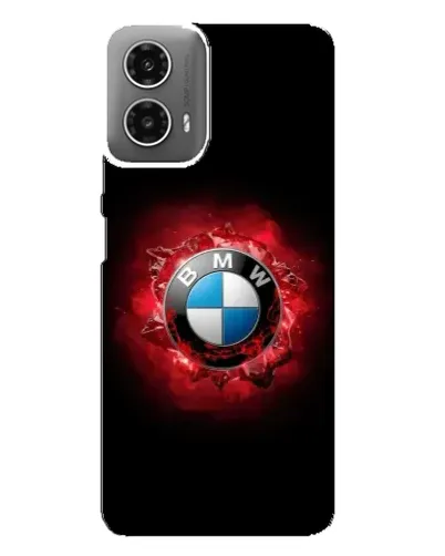 Чехол для Motorola MOTO G34 с картинкой «Логотип BMW — вспышка»