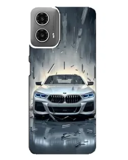 Чехол для Motorola MOTO G34 с картинкой «BMW в свете фар»