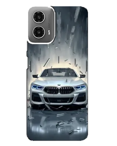 Чехол для Motorola MOTO G34 с картинкой «BMW в свете фар»