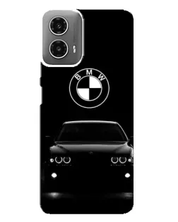 Чехол для Motorola MOTO G34 с картинкой «BMW — взгляд из темноты»