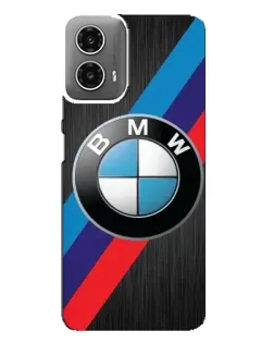 Чехол для Motorola MOTO G34 с картинкой «BMW M-stripes стиль»