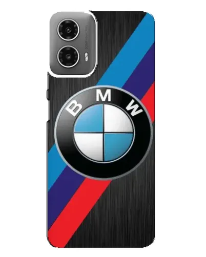 Чехол для Motorola MOTO G34 с картинкой «BMW M-stripes стиль»