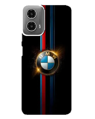 Чехол для Motorola MOTO G34 с картинкой «BMW M-Power неон»