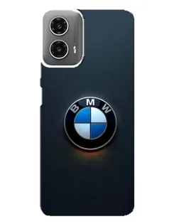Чехол для Motorola MOTO G34 с картинкой «Логотип BMW — минимализм»