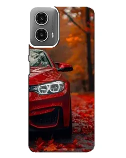 Чехол для Motorola MOTO G34 с картинкой «Осенняя BMW M4»