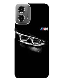 Чехол для Motorola MOTO G34 с картинкой «BMW — взгляд тигра»