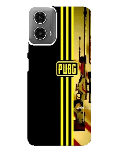 Чехол для Motorola MOTO G34 с картинкой «PUBG — камуфляжный шлем»