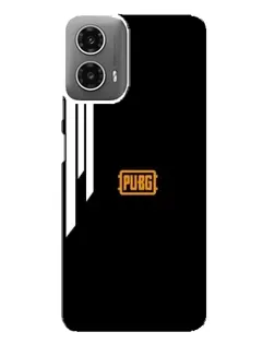 Чехол для Motorola MOTO G34 с картинкой «PUBG — вертикальные линии»