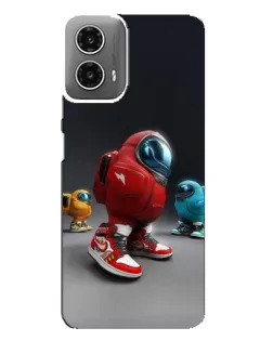 Чехол для Motorola MOTO G34 с картинкой «Among Us — 3D стиль»