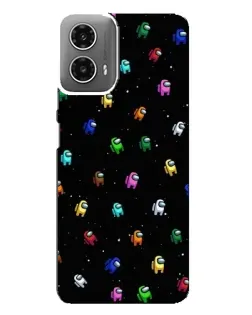 Чехол для Motorola MOTO G34 с картинкой «Экипаж Among Us»