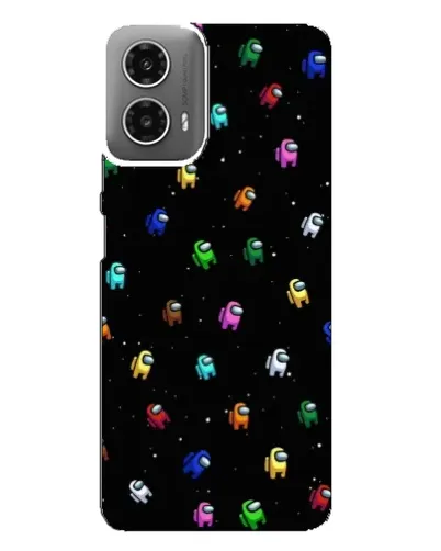 Чехол для Motorola MOTO G34 с картинкой «Экипаж Among Us»