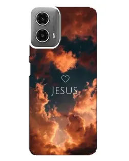 Чехол для Motorola MOTO G34 с картинкой «Сияние Имени Jesus» Чехол для Motorola MOTO G34 с картинкой «Сияние Имени Jesus»