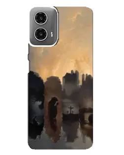 Чехол для Motorola MOTO G34 с картинкой «Дорога к вере»