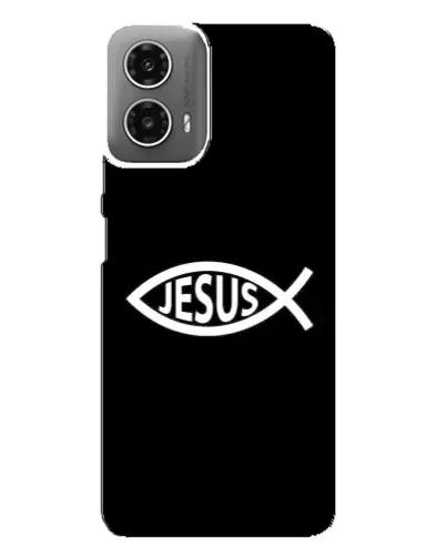 Чехол для Motorola MOTO G34 с картинкой «Классический Jesus»