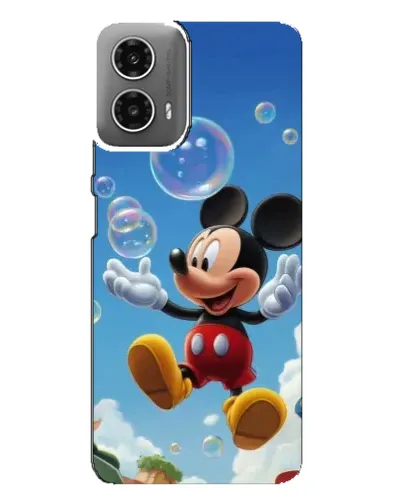 Чехол для Motorola MOTO G34 с картинкой «Mickey и мыльные пузыри» Чехол для Motorola MOTO G34 с картинкой «Mickey и мыльные пузыри»