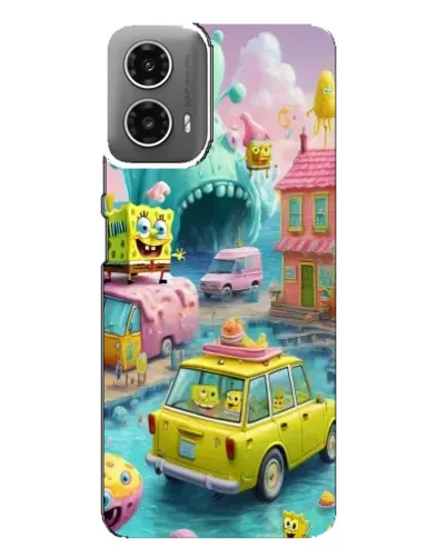 Чехол для Motorola MOTO G34 с картинкой «Монстр-трак приключения»